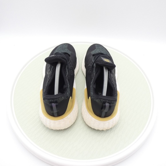 Adidas AlphaBoost U EG6083 Mens US 10 Running Shoes Black Gold Metallic Sneakers - Picture 5 of 10